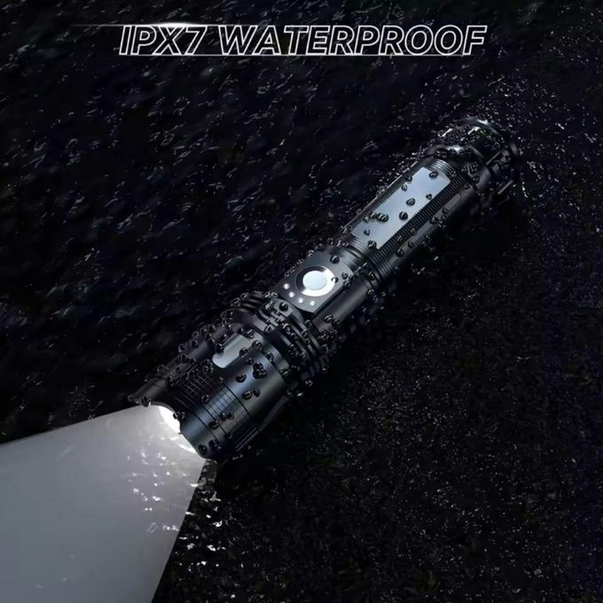 🔥 LIMITED DEAL — Super Bright LED Torch P50 | Ultra-Bright + Rechargeable USB-C + Waterproof Metallic | KSh 2,000
