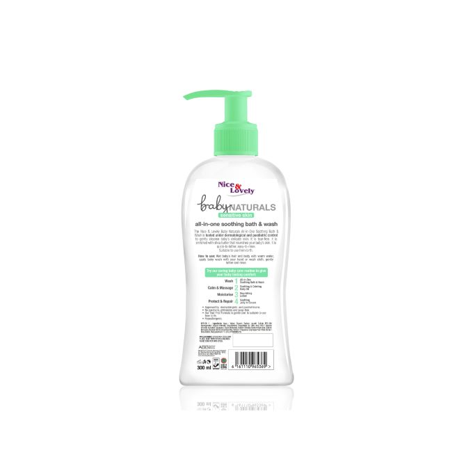 Nice & Lovely All In One Baby Bath & Wash – 300ml
