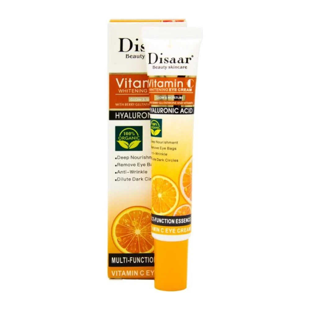 🔥 LIMITED DEAL — Disaar Vitamin C Whitening Eye Cream + Hyaluronic Acid 25ml | Fade Dark Circles + Reduce Puffiness + Smooth Fine Lines | KSh 1200