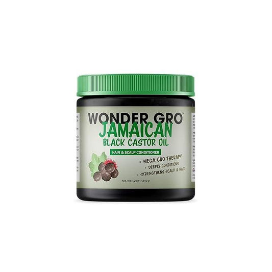 Wonder Gro Jamaican Black Castor Oil Hair Grease Styling Conditioner