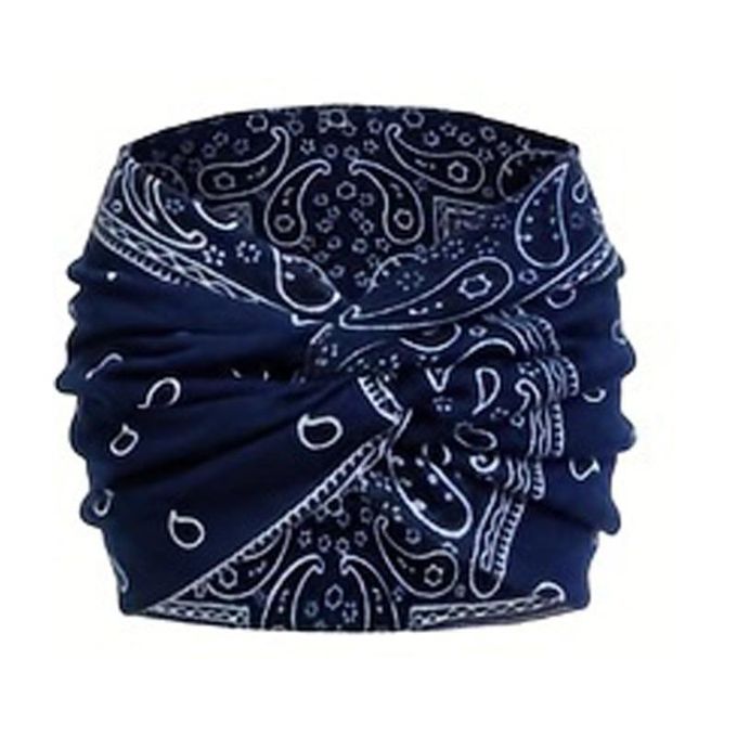 2pcs/Pack Bohemian Soft Twist Knotted Wide Edge Headband – Women’s Turban Style