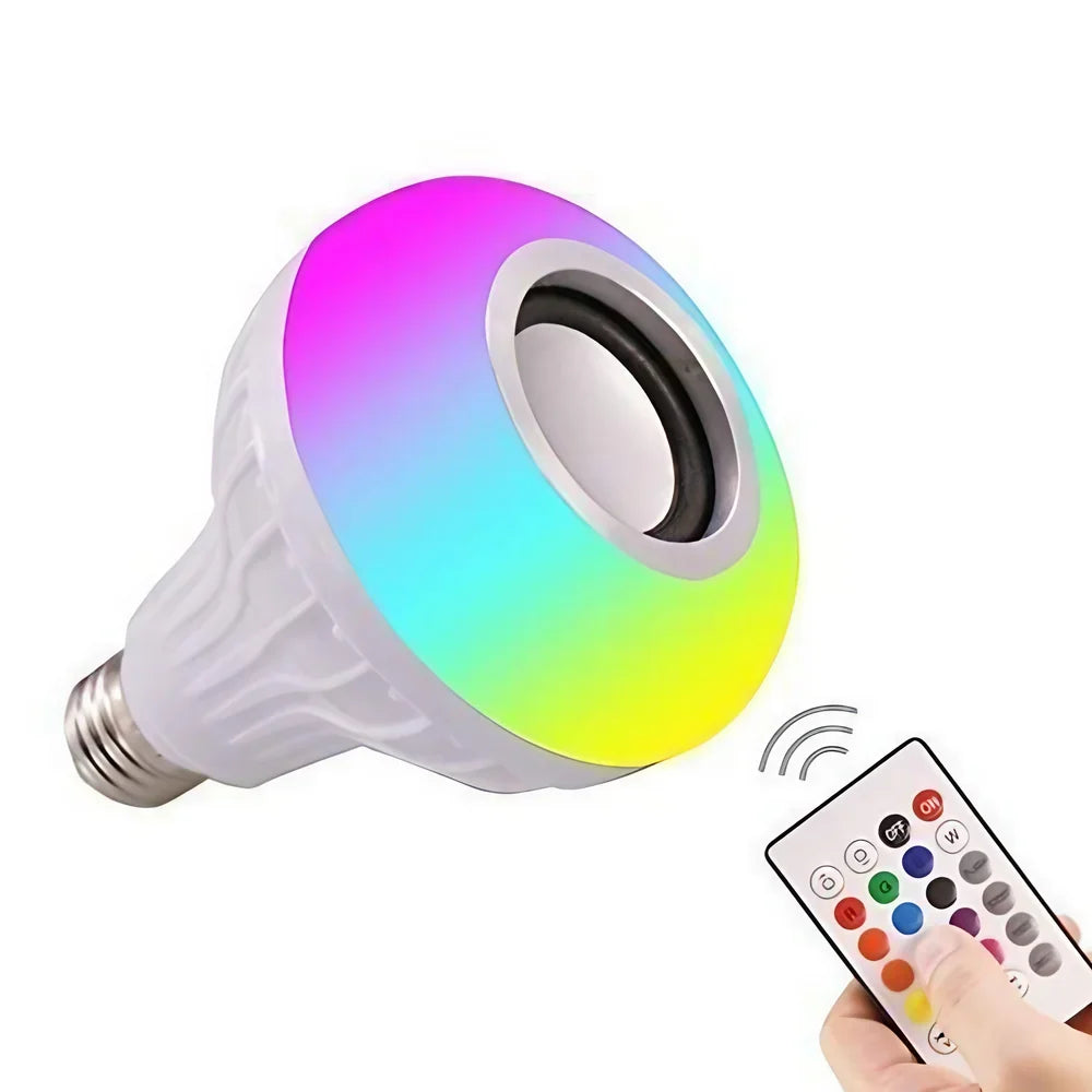 🔥 LIMITED DEAL — LED Bluetooth Speaker Bulb + Remote | Color-Changing Lights + Wireless Music + Easy Setup | KSh 1,750