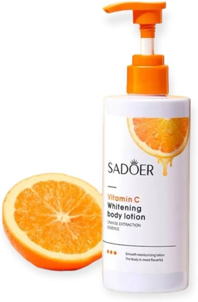 🔥 LIMITED DEAL — SADOER Vitamin C Whitening Body Lotion | Brightening + Dark Spots + Deep Hydration | KSh 2,000