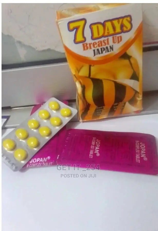🔥 LIMITED DEAL — 7 Days Breast Up Japan Capsules | Enhances Size + Firms & Lifts + Balances Hormones | KSh 2,750