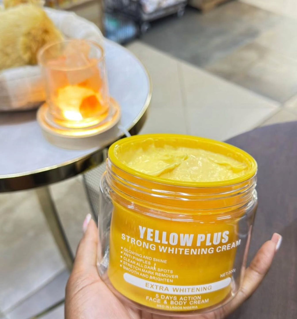 🔥 LIMITED DEAL — Yellow Plus Strong Whitening Cream | Fades Dark Spots + Evens Skin Tone + Deep Moisture | KSh 4,500