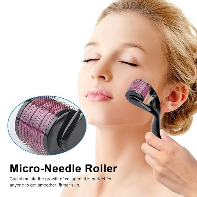 🔥 LIMITED DEAL — Derma Roller 0.5mm | 540 Titanium Needles | Collagen Boost + Acne Scars + Fine Lines + Pore Refining | KSh 1800