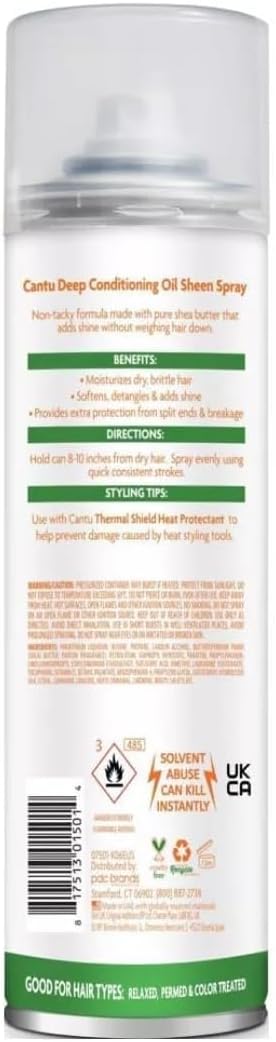 Cantu Shea Butter Oil Sheen Deep Conditioning Spray
