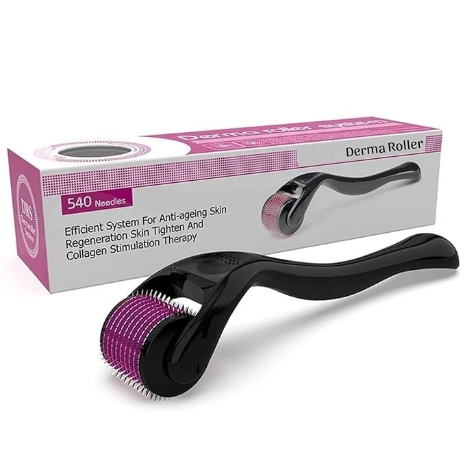 🔥 LIMITED DEAL — Derma Roller 0.5mm | 540 Titanium Needles | Collagen Boost + Acne Scars + Fine Lines + Pore Refining | KSh 1800