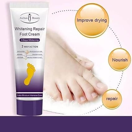 🔥 ORDER 1, WE SEND 2 — Aichun Beauty Whitening Foot Repair Cream | Heals Cracked Heels + Softens Rough Skin + Brightens Feet | KSh 1,500