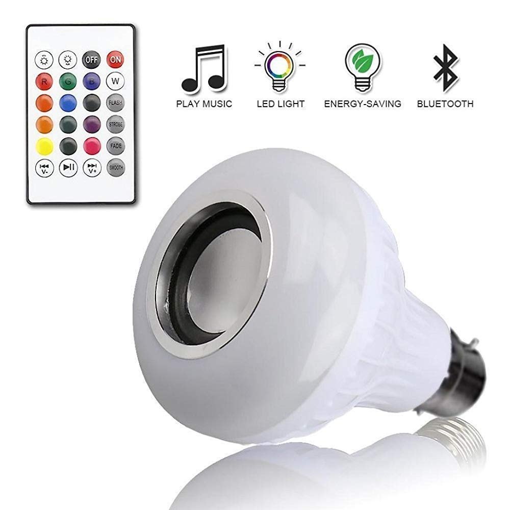 🔥 LIMITED DEAL — LED Bluetooth Speaker Bulb + Remote | Color-Changing Lights + Wireless Music + Easy Setup | KSh 1,750