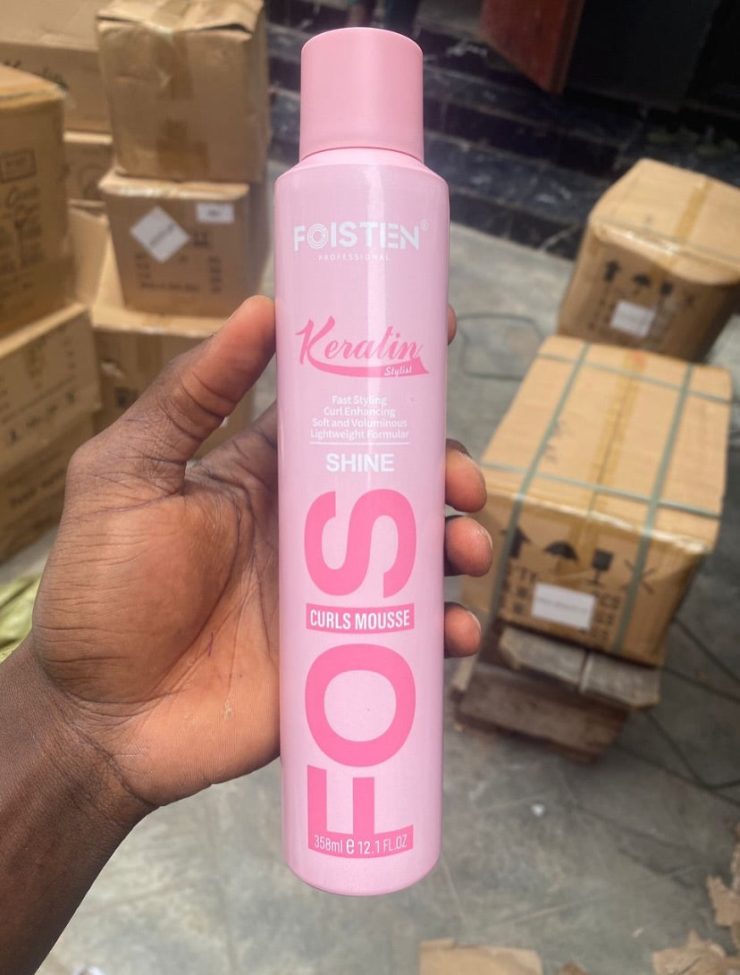Foisten Keratin Shine Curls Mousse