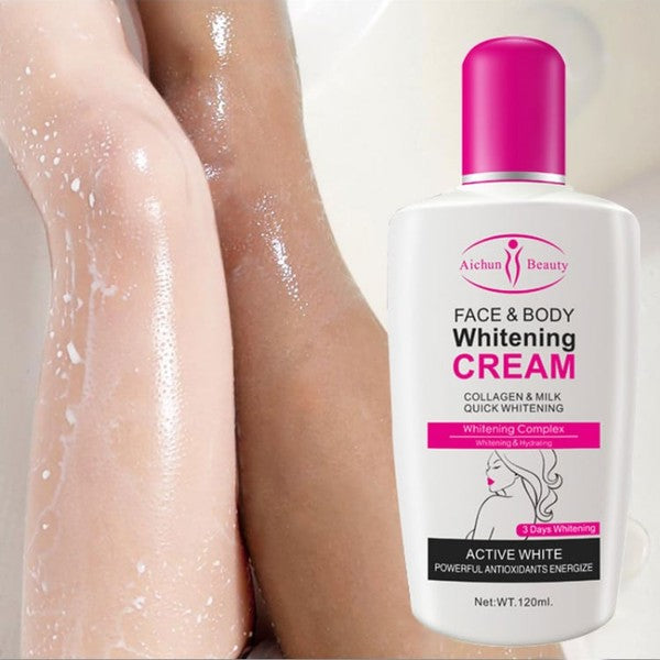 🔥 LIMITED DEAL — Aichun Beauty Face & Body Whitening Cream 120ml | Brightening + Dark Spots + Even Skin Tone | KSh 1,899