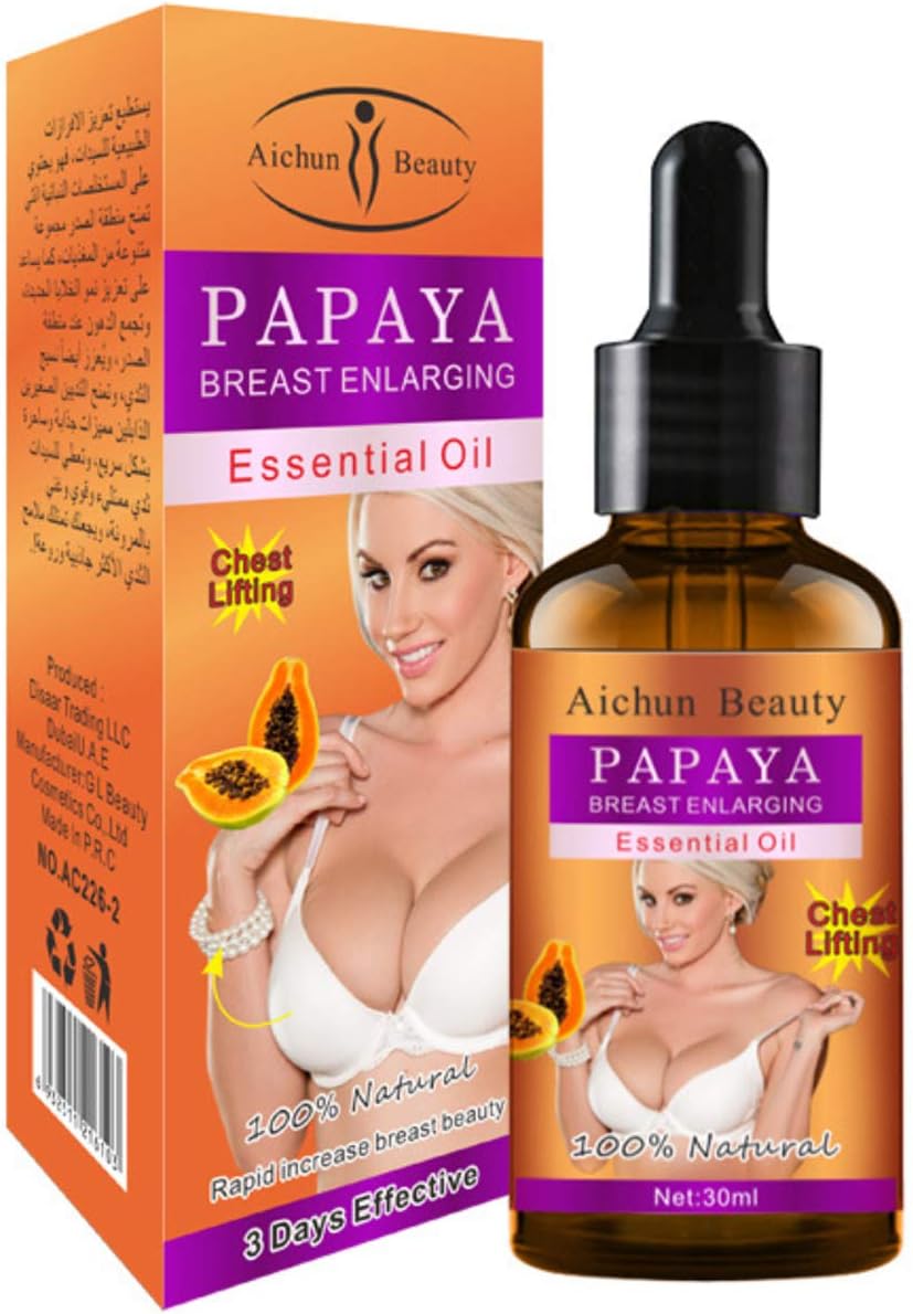 🔥 LIMITED DEAL — Aichun Beauty Papaya Breast Enlarging Essential Oil | Fuller Bust + Firmer Skin + Natural Lift | KSh 2100