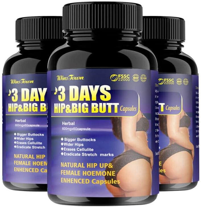 🔥 LIMITED DEAL — Winstown 3 Days Hip & Butt Enhancement Capsules | Fuller Curves + Natural Herbs + Fast-Acting | KSh 2,999