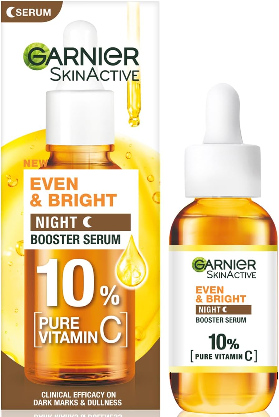 🔥 LIMITED DEAL — Garnier Even & Bright 10% Vitamin C Night Serum | Brightening + Dark Spot Fading + Overnight Glow | KSh 2,200