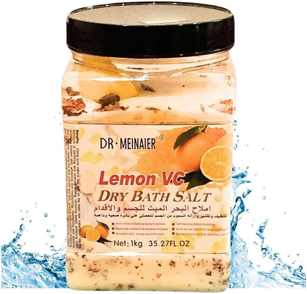 🔥 LIMITED DEAL — Dr. Meinaier Lemon VC Dry Bath Salt | Brighten Skin + Exfoliate + Vitamin C Glow | KSh 2400