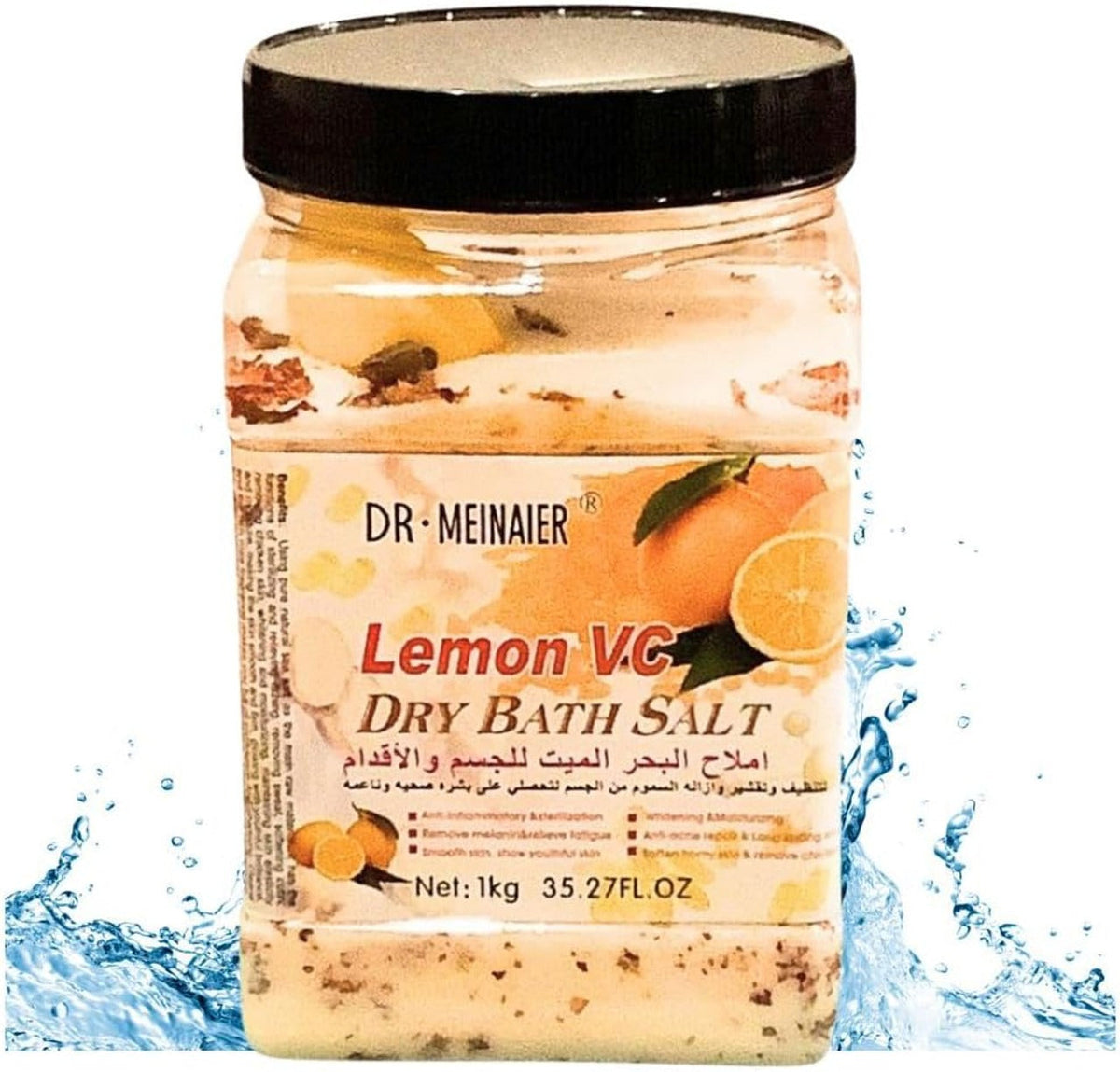 🔥 LIMITED DEAL — Dr. Meinaier Lemon VC Dry Bath Salt | Brighten Skin + Exfoliate + Vitamin C Glow | KSh 2400