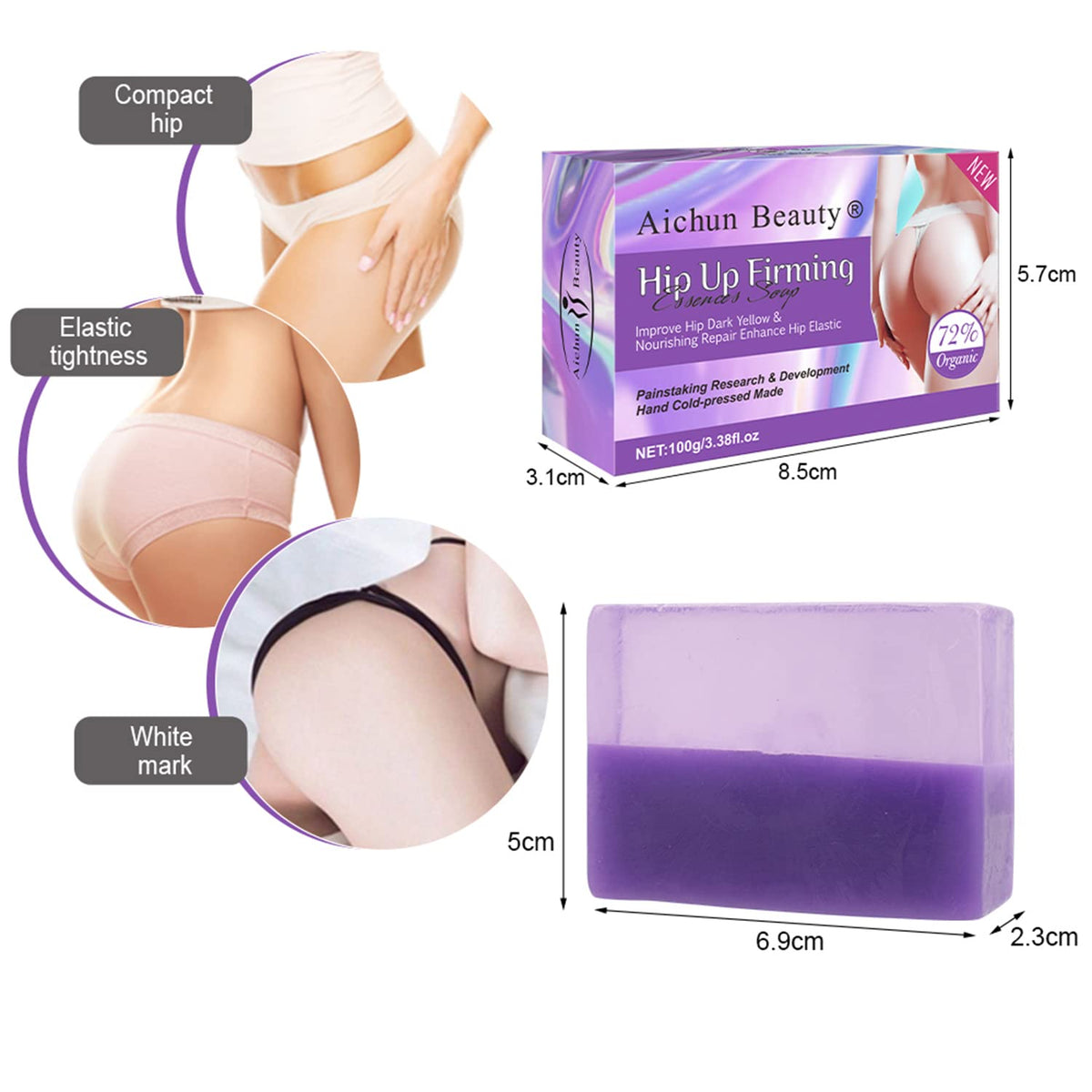 🔥 ORDER 1, WE SEND 2 — Aichun Beauty Hip Up Firming Essence Soap | Skin Firming + Butt Lifting + Smooth Curves | KSh 1400