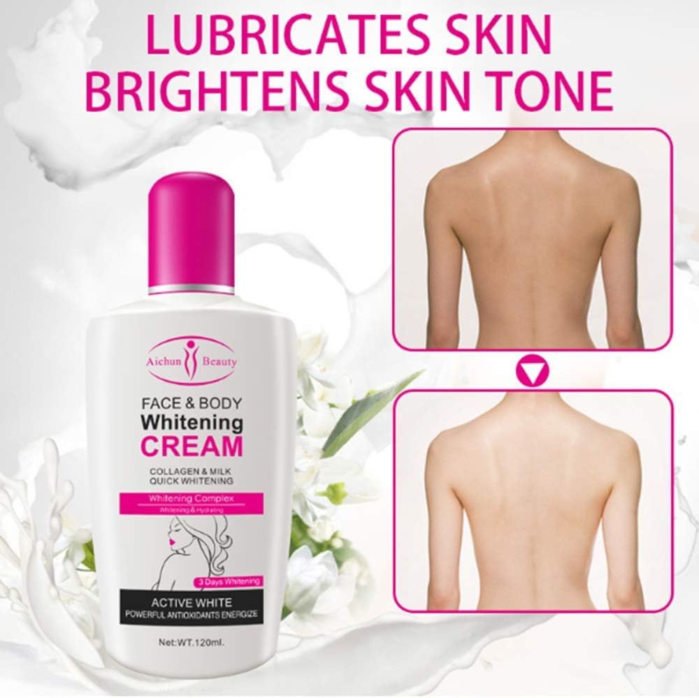 🔥 LIMITED DEAL — Aichun Beauty Face & Body Whitening Cream 120ml | Brightening + Dark Spots + Even Skin Tone | KSh 1,899