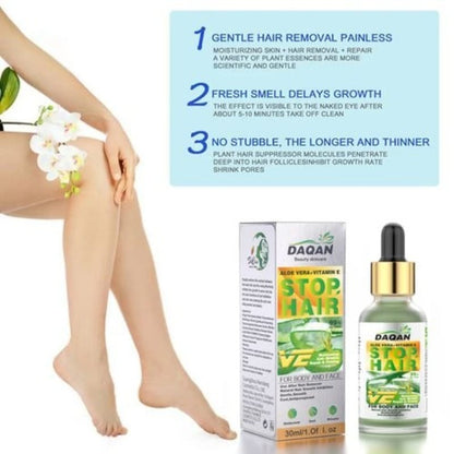 Daqan Beauty Aloe Vera + Vitamin E “Stop Hair” Treatment – 100 ml