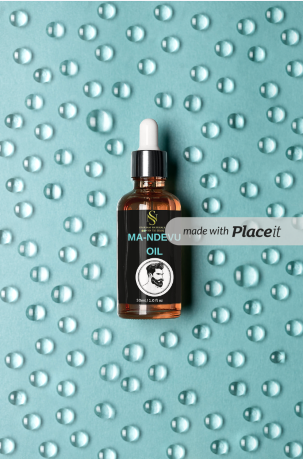 🔥 LIMITED DEAL — Mandevu Beard Growth Oil | Softens & Hydrates + Promotes Growth + Eliminates Itch | KSh 1,500