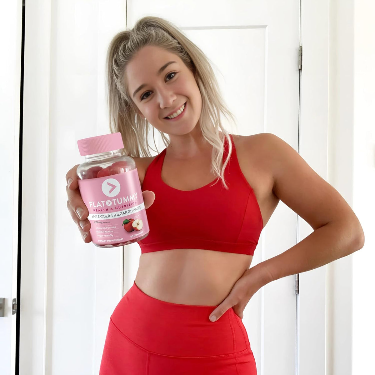 Nature's Cure Flat Tummy Apple Cider Vinegar Gummies | Beat Bloat + Boost Metabolism | Now KSh 2,450