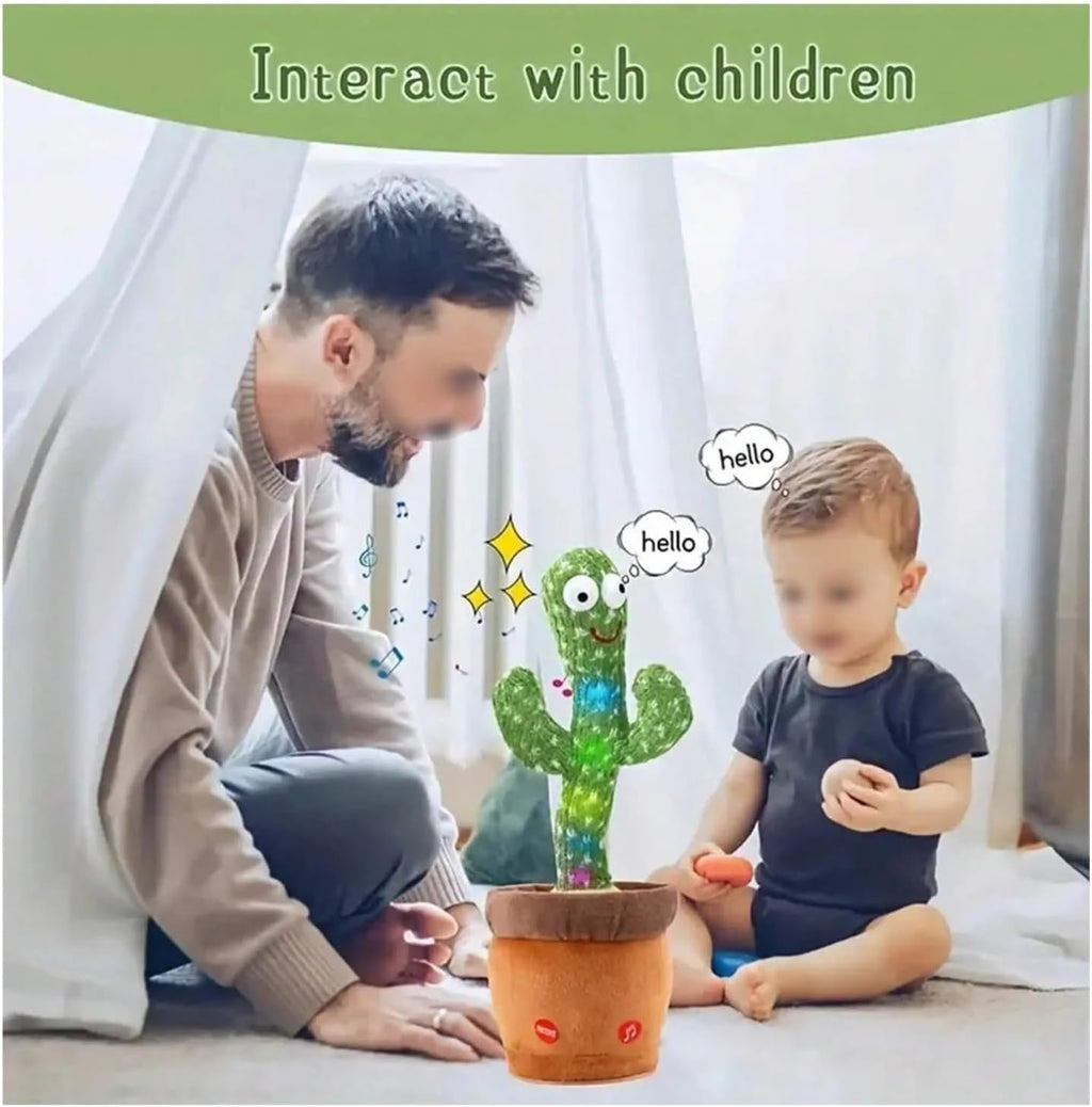 🔥 LIMITED DEAL — Dancing Talking Cactus Toy | Sings + Dances + Repeats What You Say | Kids Gift | KSh 1,800