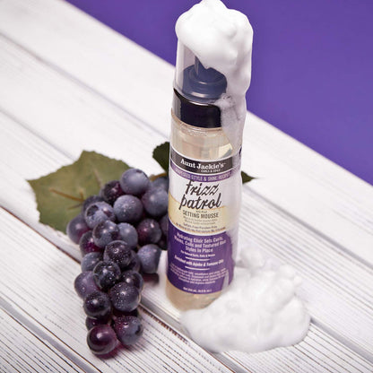 Aunt Jackie’s Frizz Patrol Anti-Poof Setting Mousse