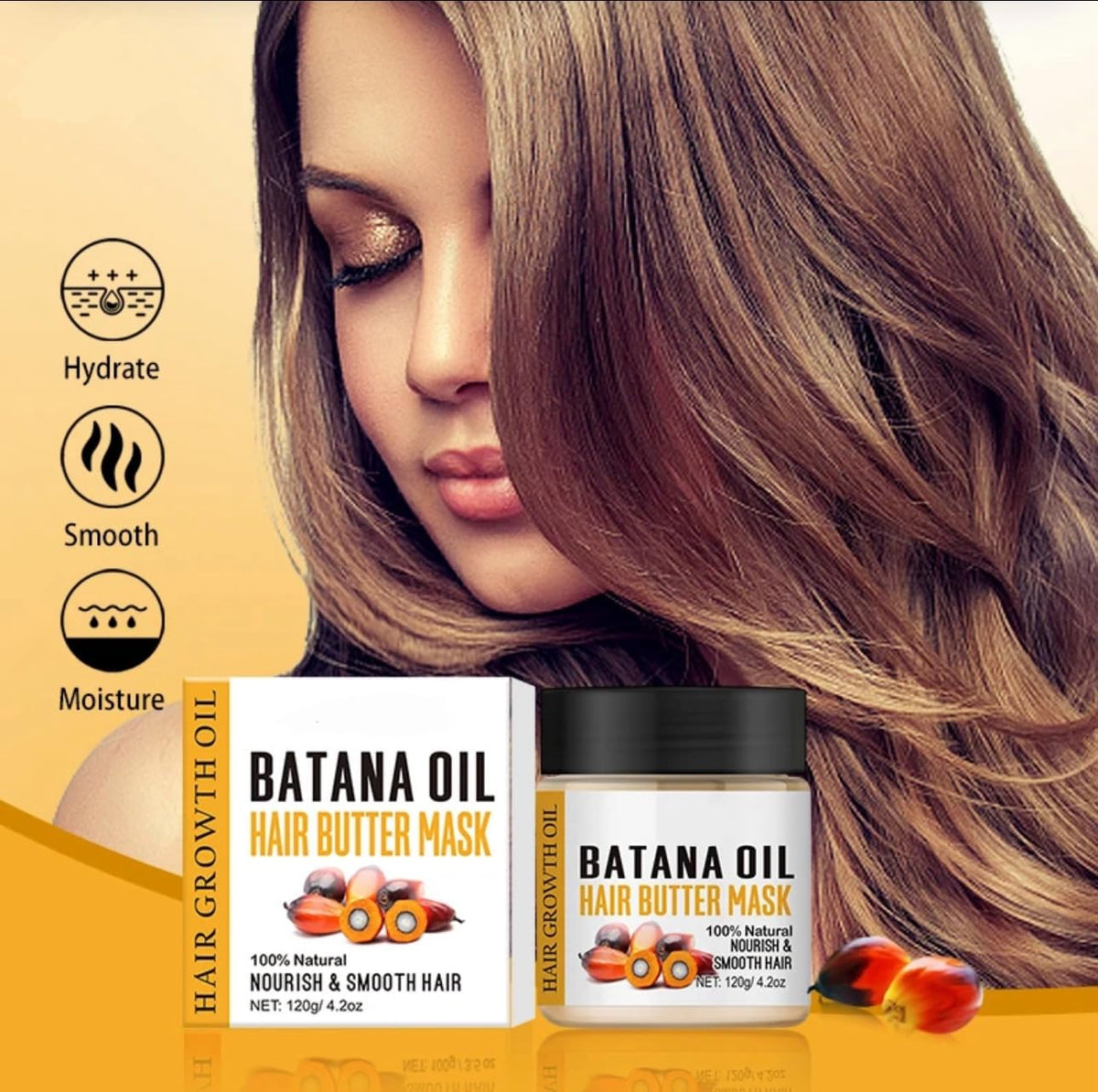 🔥 LIMITED DEAL — Lewedo Batana Oil Hair Growth Butter Mask | Grows Hair + Repairs Damage + Deep Conditions | KSh 2,500