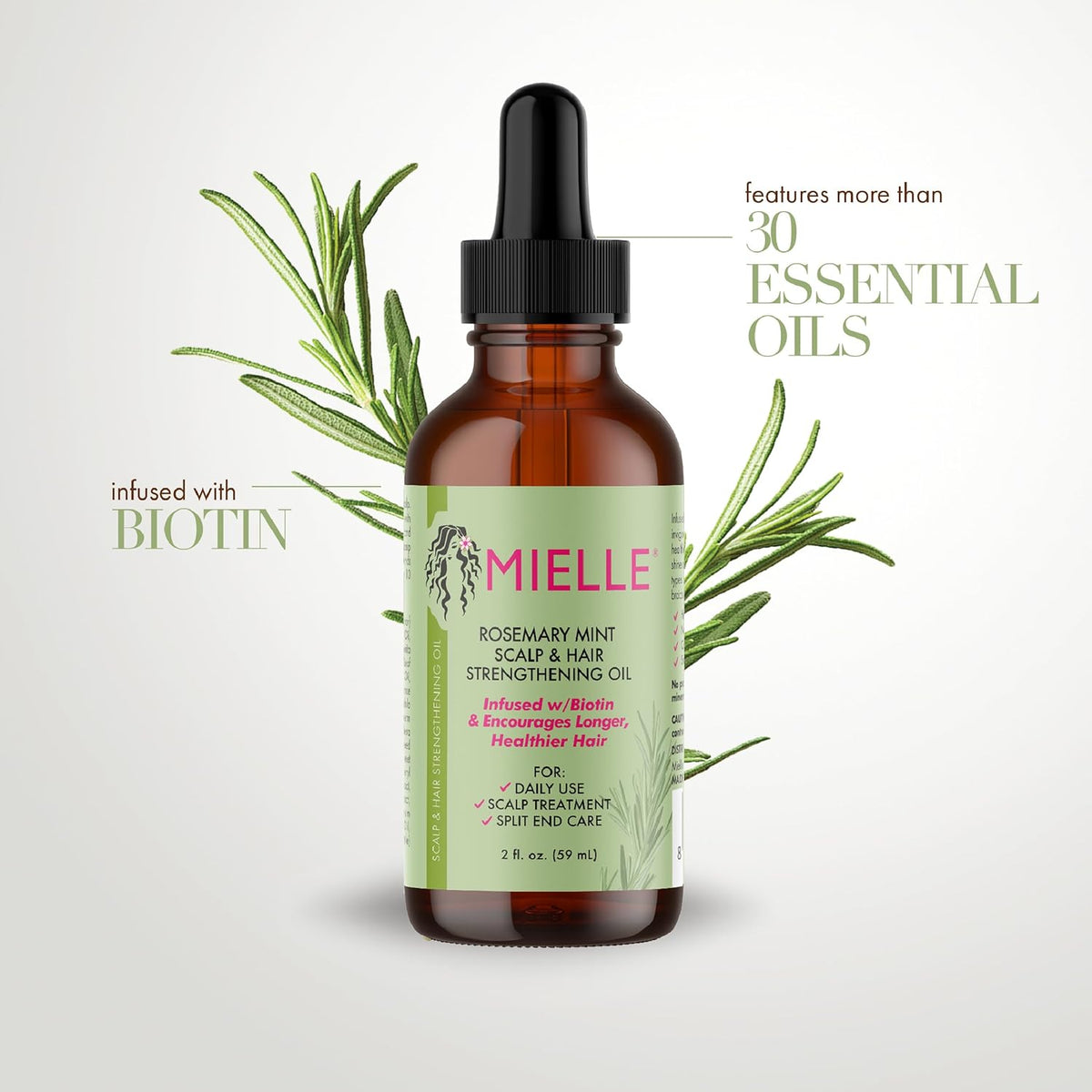 🔥 LIMITED DEAL — Mielle Rosemary Mint Scalp & Hair Oil | Hair Growth + Scalp Nourishment + Split End Repair | KSh 2,500