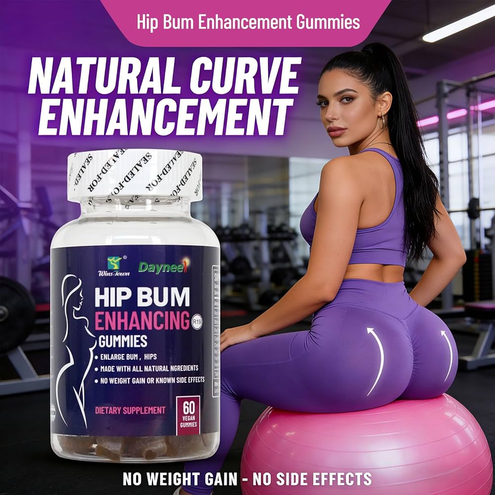 🔥 LIMITED DEAL — Winstown Hip & Glute Curve Gummies for Women | Natural Curves + Hormonal Balance + Muscle Tone | KSh 2,999