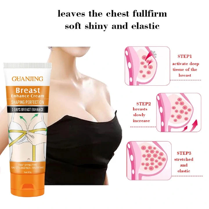 🔥 BUY 1 GET 1 FREE Guanjing Breast Enhancing & Shaping Perfection Cream 80g – Lift, Firm & Enhance Bust Naturally