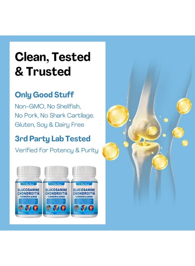 Glucosamine Chondroitin Tumeric & MSM b