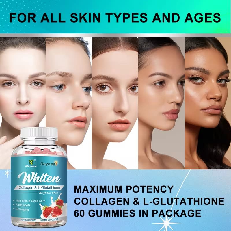 🔥 LIMITED DEAL — DAYNEE Glutathione Collagen Whitening Gummies | Brighter Skin + Clear Complexion + Healthy Hair | KSh 2999