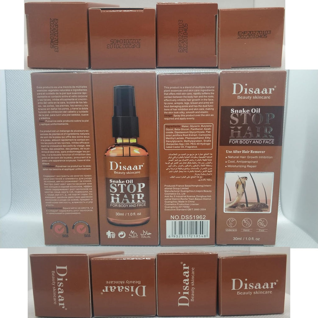 🔥 LIMITED DEAL — Disaar Hair Growth Inhibitor Snake Oil | Slows Regrowth + Smooth Skin + Face, Body & Legs | KSh 1,700