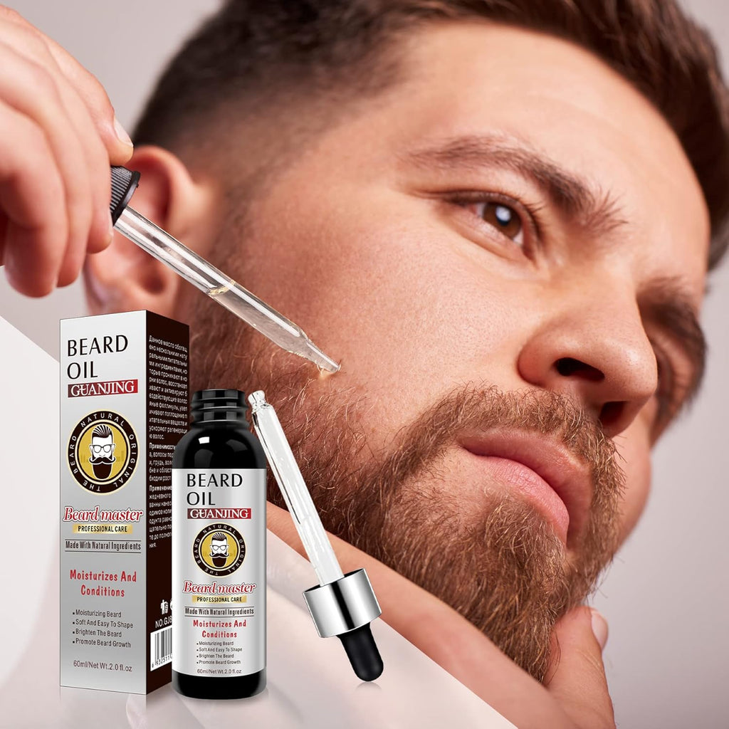 🔥 LIMITED DEAL — Guanjing Beard Growth Oil | Stimulates Growth + Fills Patches + Hydrates & Nourishes | KSh 1,800
