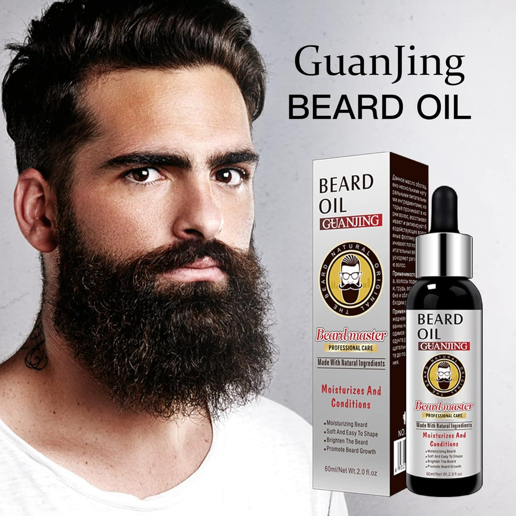 🔥 LIMITED DEAL — Guanjing Beard Growth Oil | Stimulates Growth + Fills Patches + Hydrates & Nourishes | KSh 1,800
