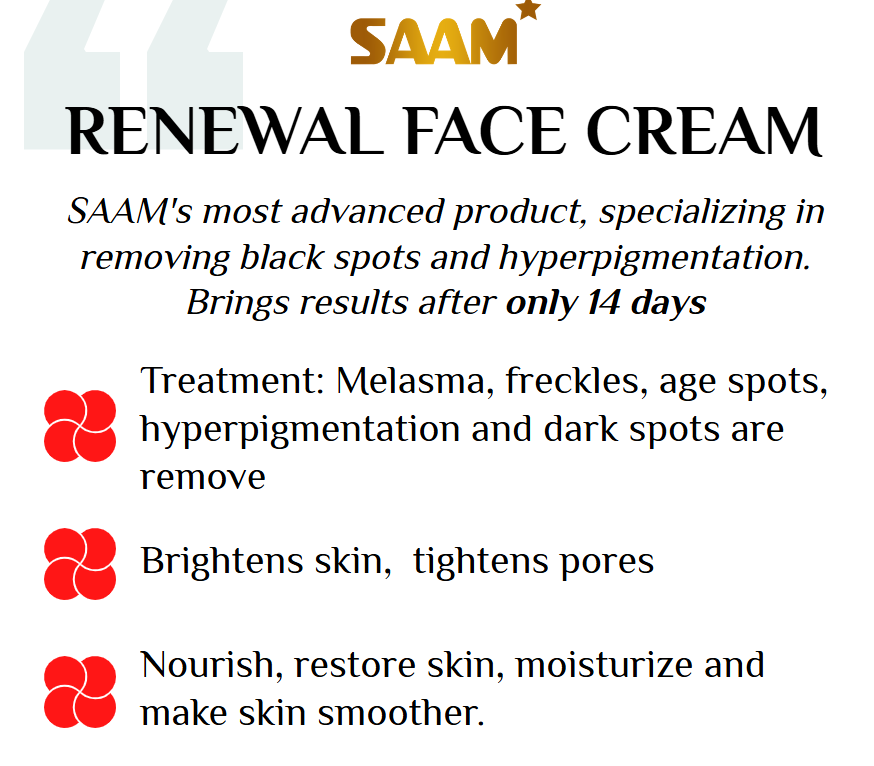 🔥 ORDER 1, WE SEND 2 — SAAM Renewal Face Cream | Anti-Ageing + Deep Hydration + Glowing Skin | KSh 4,500