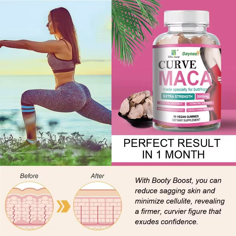 🔥 LIMITED DEAL — Daynee Maca Gummies Plus | Booty + Hip Enhancement | Fuller Curves + Firmer Skin | KSh 2999