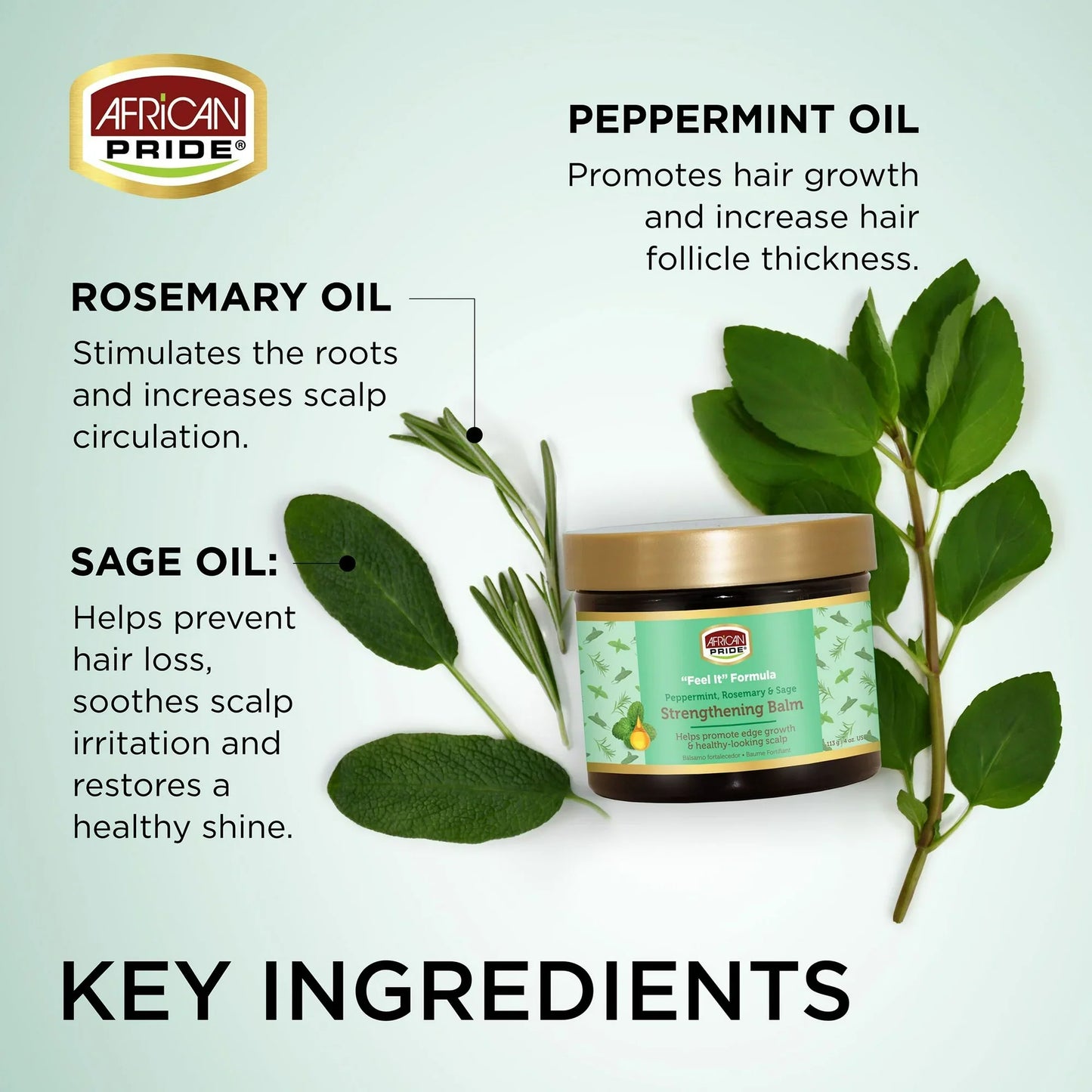 African Pride Feel It Formula Strengthening Balm