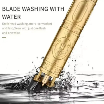 T9 Vintage Shaver – Low-Noise, Powerful & Stylish Grooming Tool