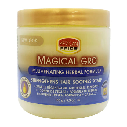African Pride Magical Gro Rejuvenating Herbal Formula Hair & Scalp Treatment