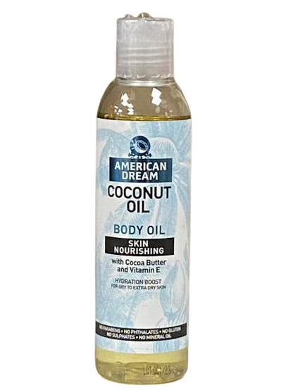 American Dream Coconut Oil Body Oil Skin Nourishing 200ml