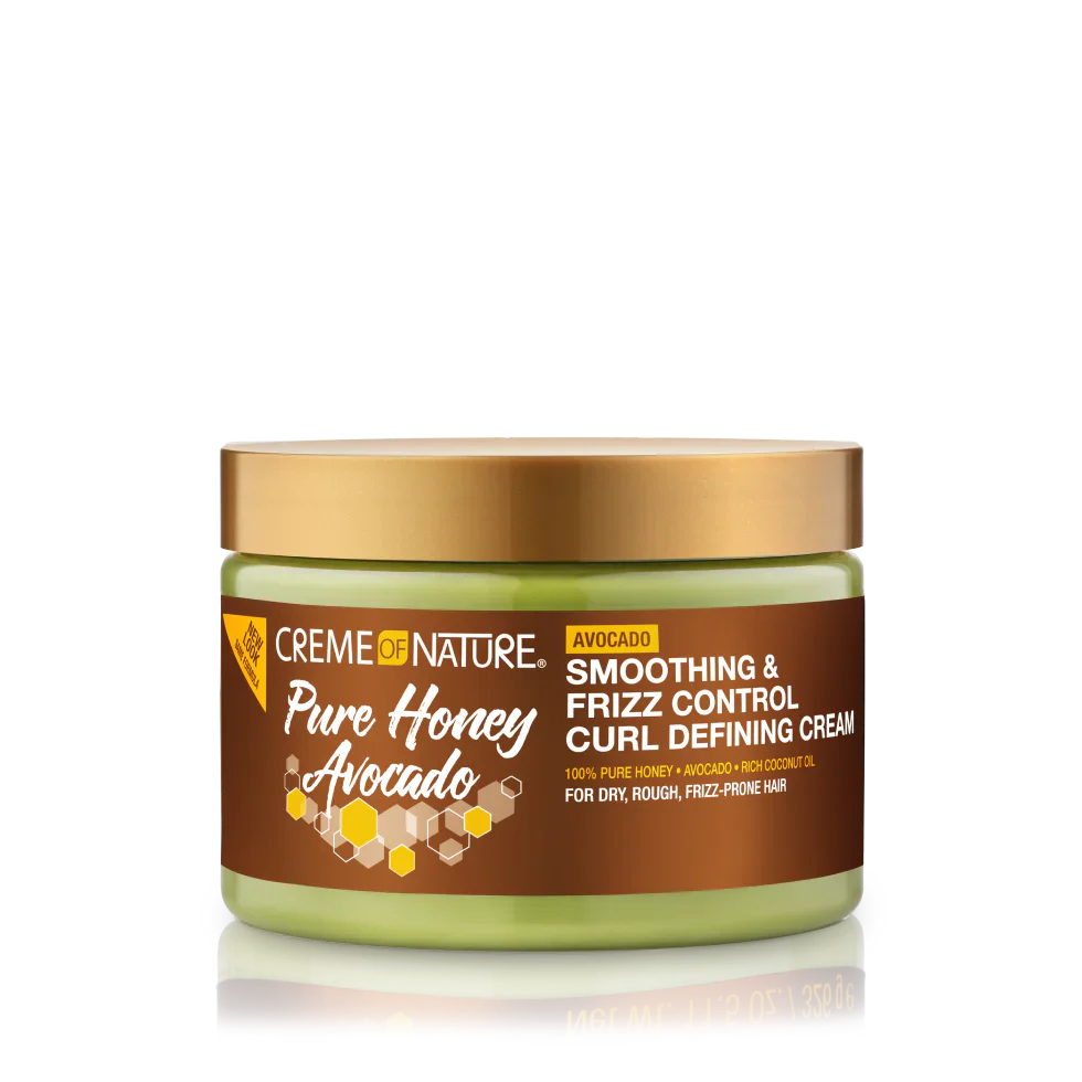 Creme of Nature Pure Honey Hair Food Smoothing & Frizz Control Curl Defining Cream