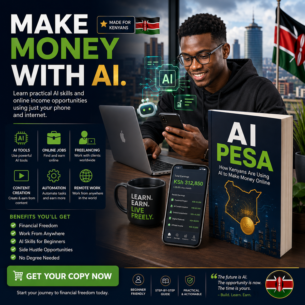 Ai Pesa - Make money Using Ai , Learn How (A)