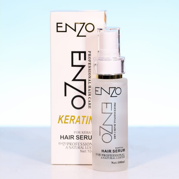 🔥 LIMITED DEAL — Enzo Keratin Hair Serum 100ml | Frizz Control + Repair + Silky Shine | KSh 1800