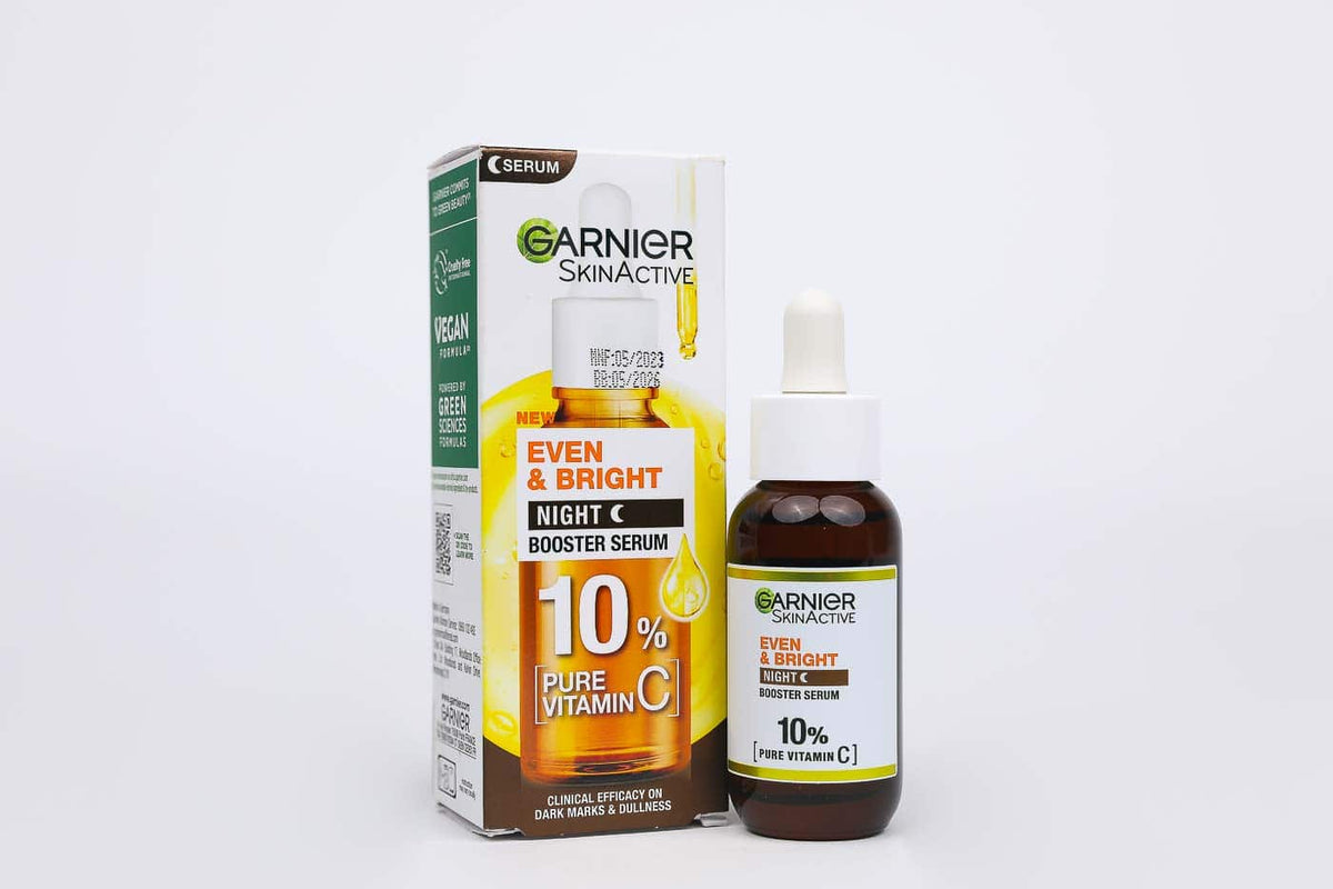 🔥 LIMITED DEAL — Garnier Even & Bright 10% Vitamin C Night Serum | Brightening + Dark Spot Fading + Overnight Glow | KSh 2,200
