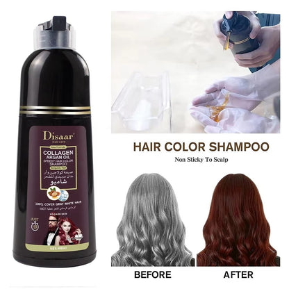 Disaar Collagen Argan Oil Speedy Hair Color Shampoo