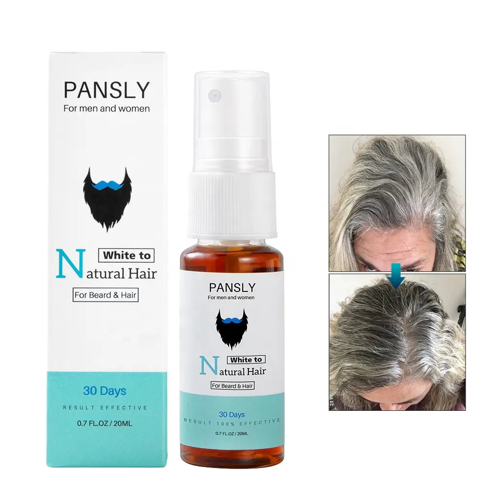 🔥 LIMITED DEAL — Pansly Grey Hair Treatment Spray 20ml | Restores Natural Colour + Stimulates Melanin + No Harsh Dye | KSh 1,800
