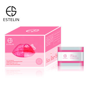 ESTELIN 3-in-1 Cherry Lip Care Set – Get Soft, Pink, Juicy Lips in Days (Scrub + Mask + Balm)